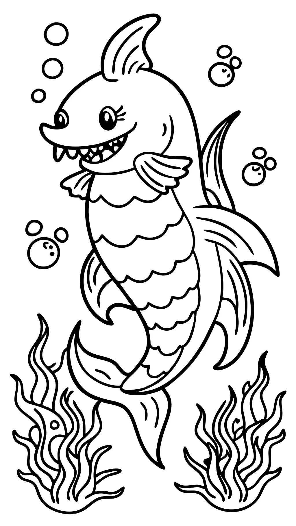 sea monster coloring pages